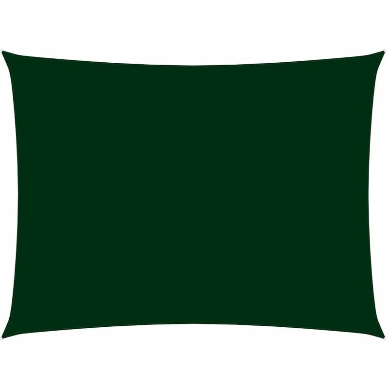 

YOUTHUP Toldo de vela rectangular de tela oxford verde oscuro 2x4,5 m - Verde