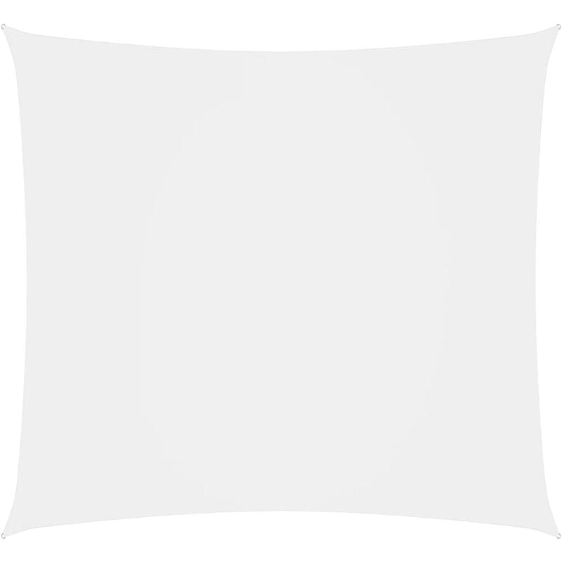 

Toldo de vela rectangular tela oxford blanco 3,5x5 m - Blanco - Youthup