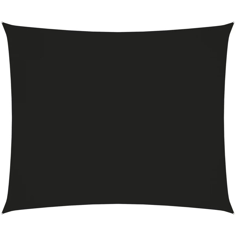 

Toldo de vela rectangular tela oxford negro 3,5x4,5 m - Negro - Youthup