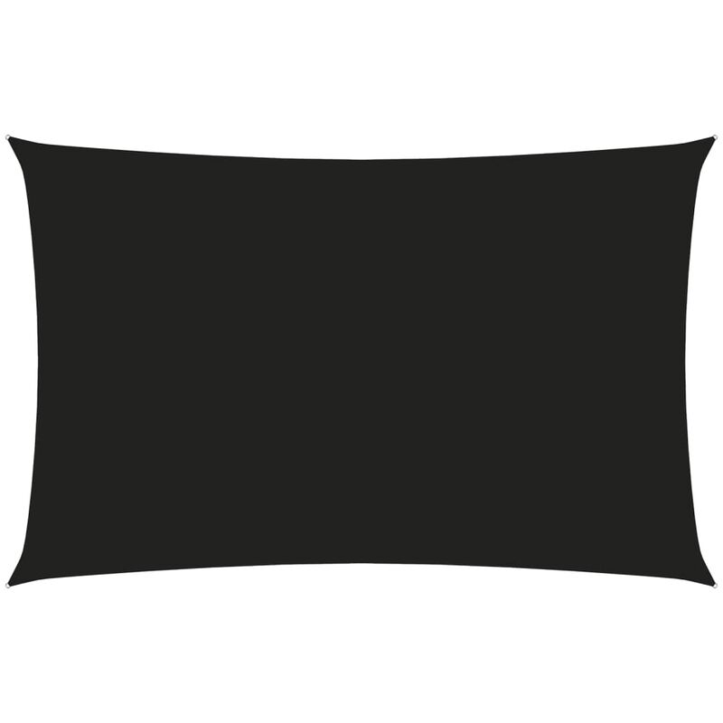

Toldo de vela rectangular tela oxford negro 4x7 m - Negro - Youthup