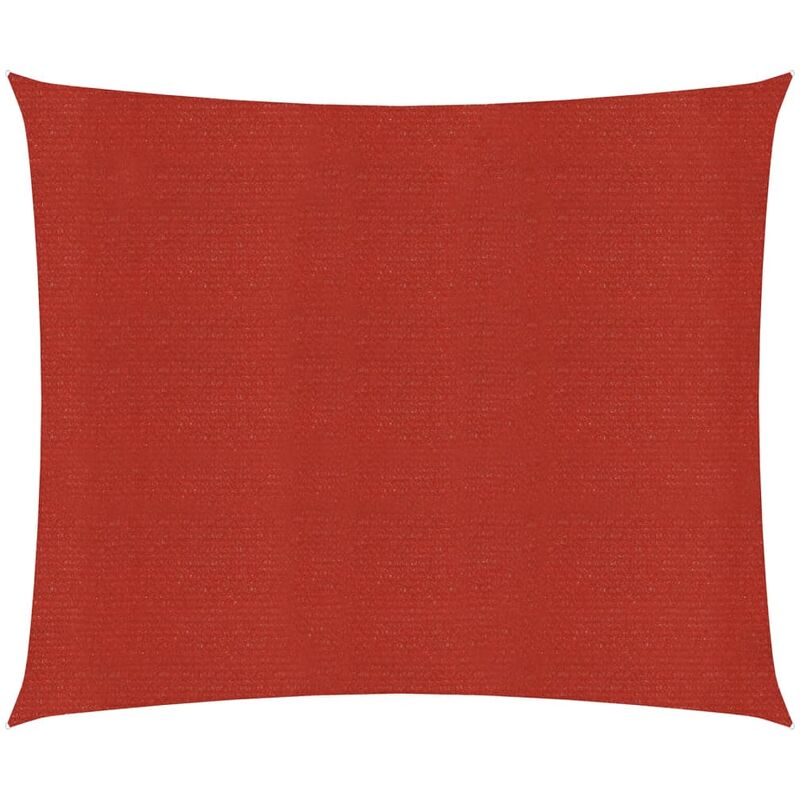 

Toldo de vela rojo HDPE 160 g/m² 2,5x3 m - Rojo - Youthup