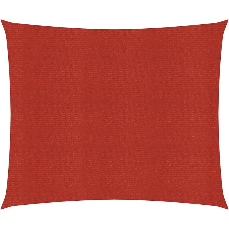

Toldo de vela rojo HDPE 160 g/m² 5x5 m - Rojo - Youthup