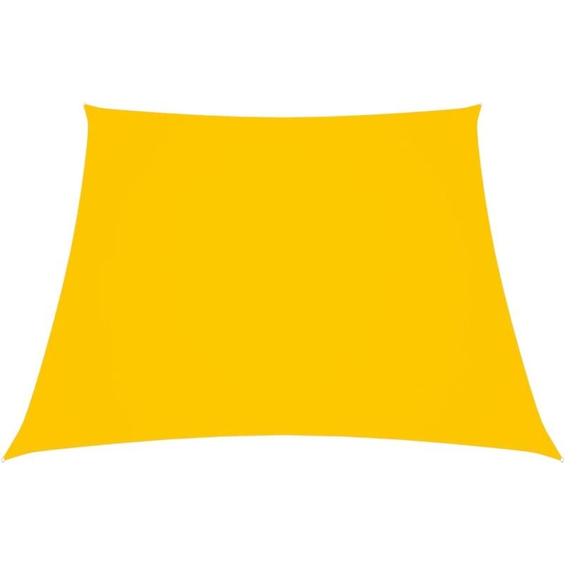 

Toldo de vela tela oxford trapecio amarillo 3/4x2 m - Amarillo - Youthup