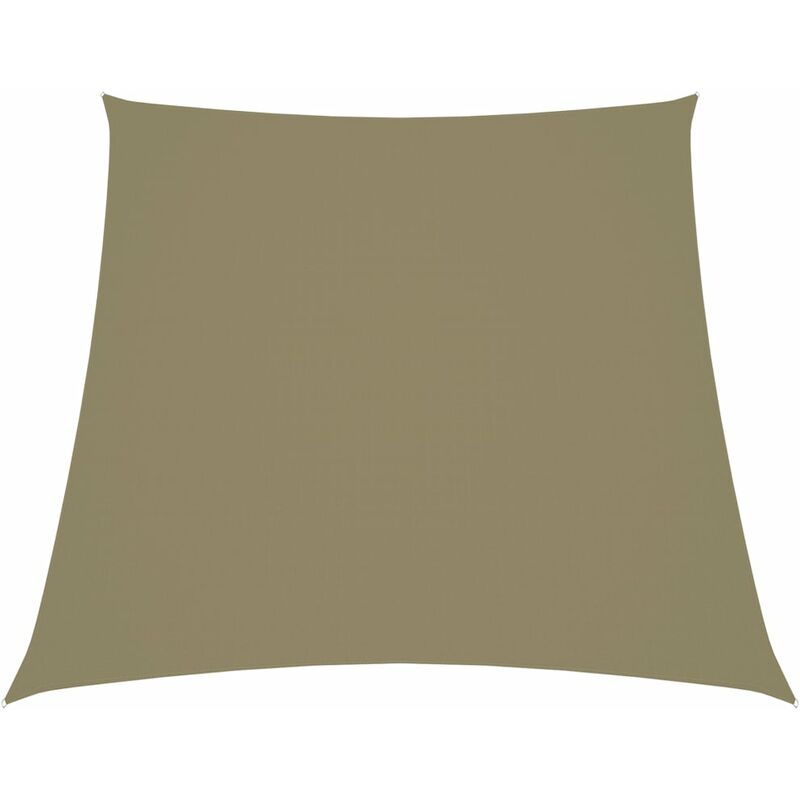

Toldo de vela trapezoidal de tela oxford beige 3/4x3 m - Beige - Youthup
