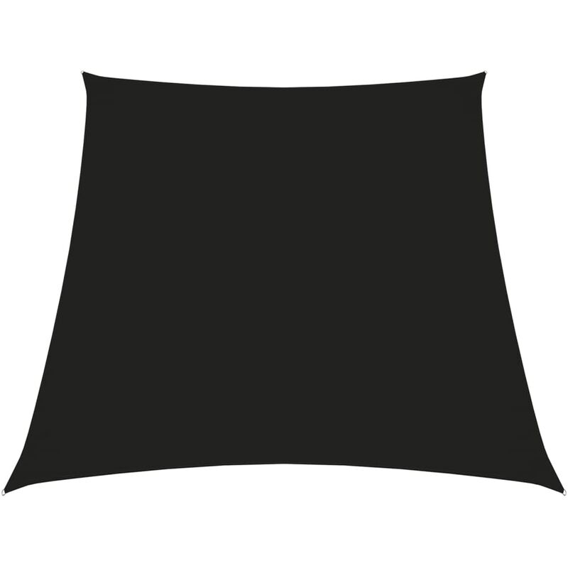 

Toldo de vela trapezoidal de tela oxford negro 3/4x3 m - Negro - Youthup