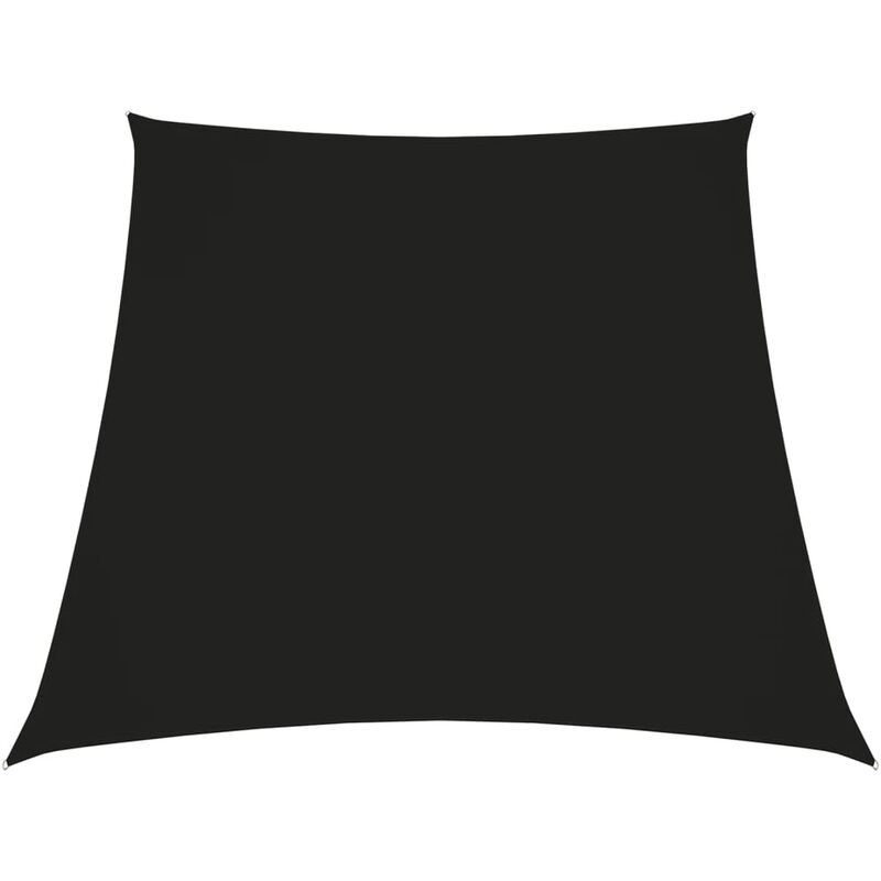 

Toldo de vela trapezoidal de tela oxford negro 4/5x3 m - Negro - Youthup