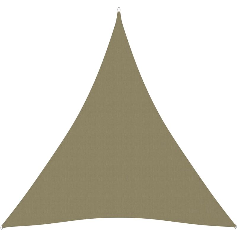 

Toldo de vela triangular de tela oxford beige 4x5x5 m - Youthup