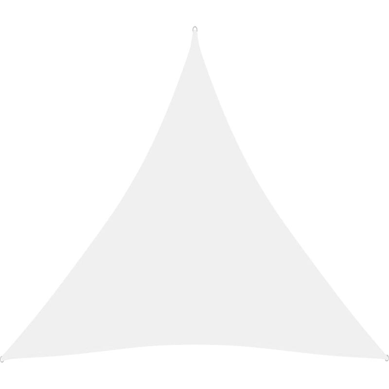 

Toldo de vela triangular de tela oxford blanco 4x4x4 m - Blanco - Youthup
