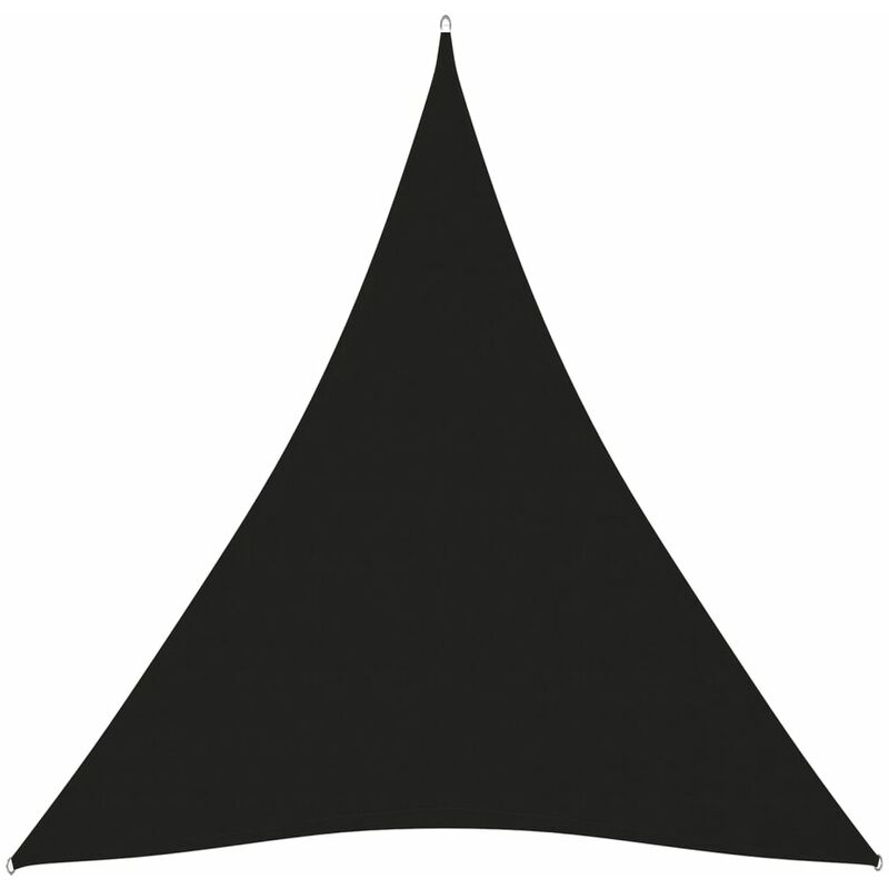 

Toldo de vela triangular de tela oxford negro 4x5x5 m - Negro - Youthup