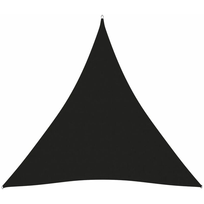 

Toldo de vela triangular de tela oxford negro 5x5x5 m - Negro - Youthup