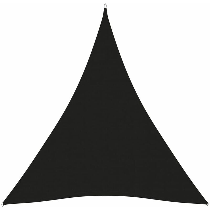 

Toldo de vela triangular de tela oxford negro 5x7x7 m - Negro - Youthup