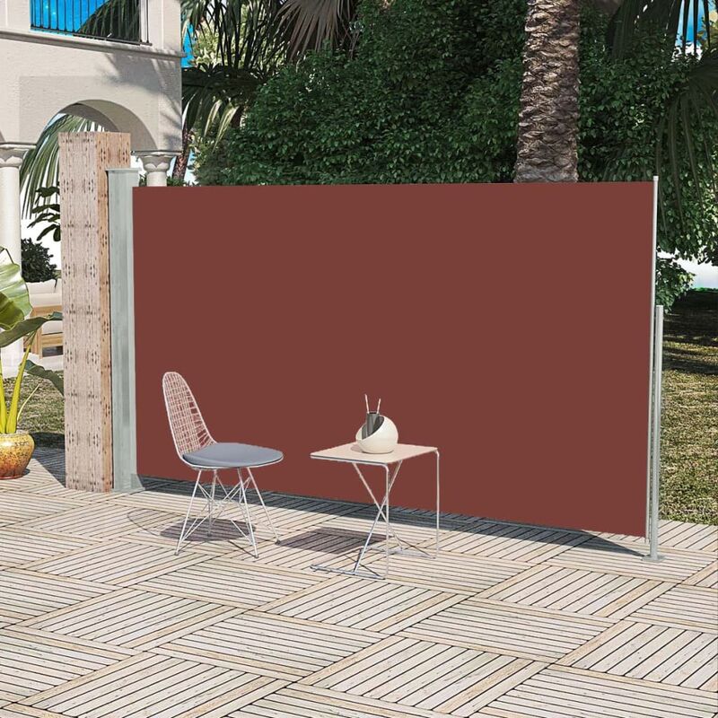

Toldo lateral de jardín o terraza marrón 160x300 cm - Marrón - Youthup