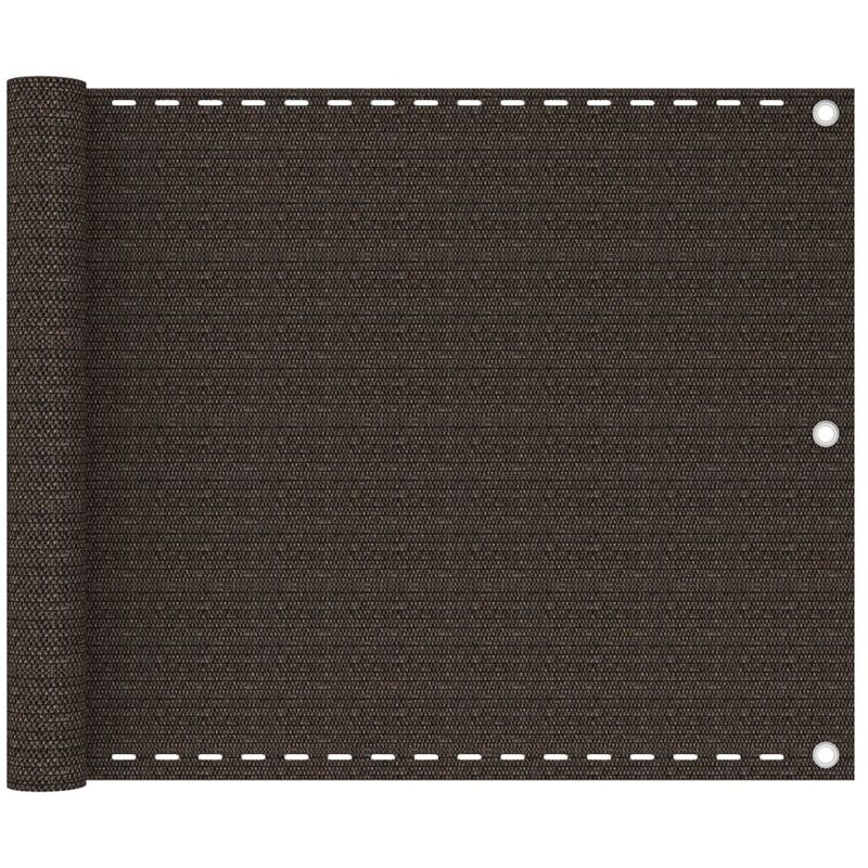 

Toldo para balcón HDPE marrón 75x400 cm - Marrón - Youthup