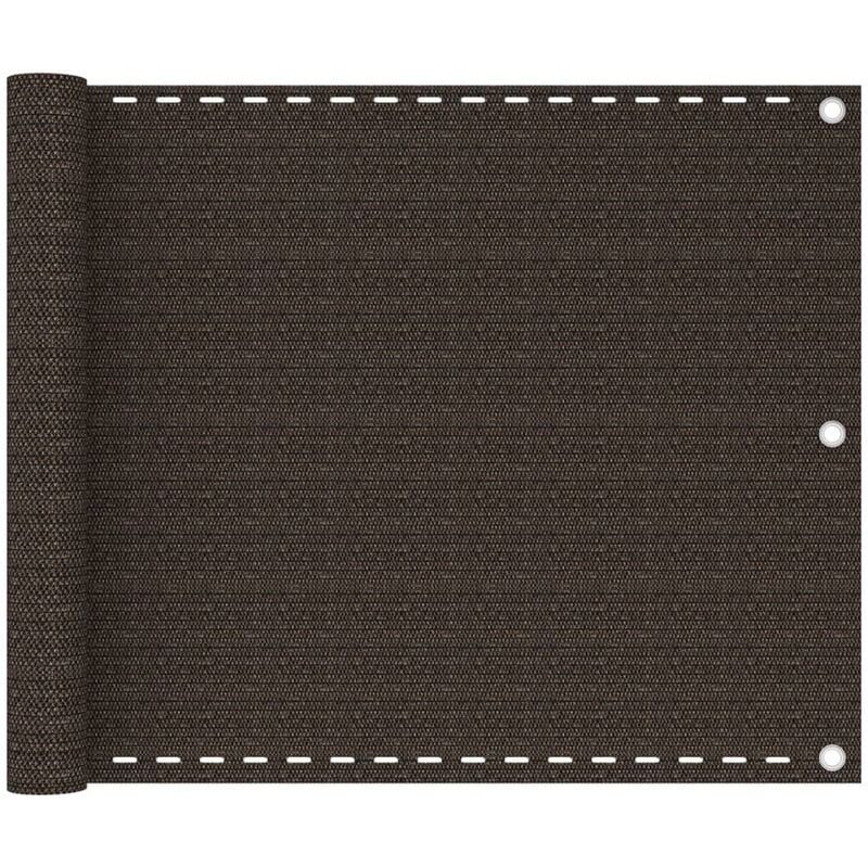 

Toldo para balcón HDPE marrón 75x500 cm - Marrón - Youthup