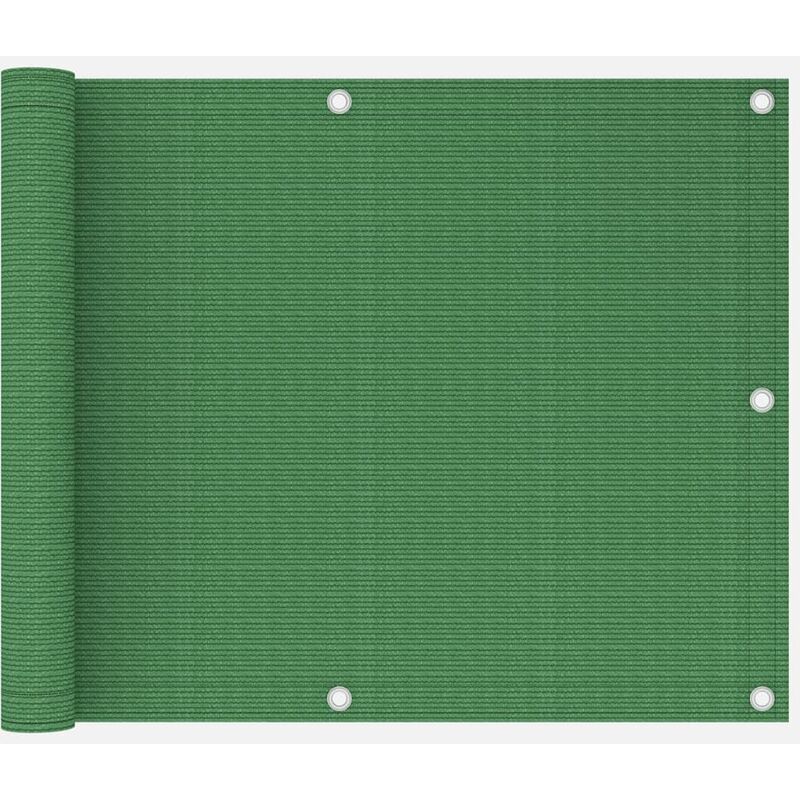 

YOUTHUP Toldo para balcón HDPE verde claro 75x300 cm - Verde