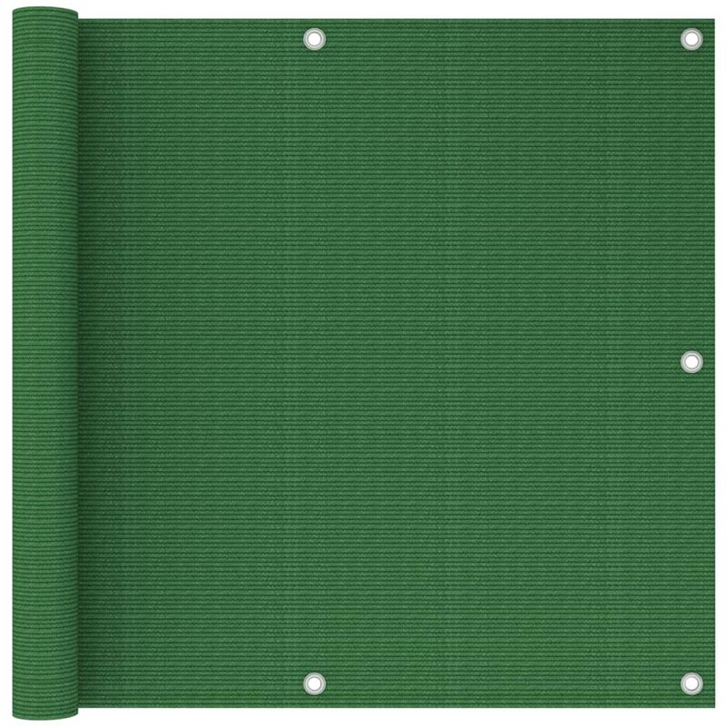 

YOUTHUP Toldo para balcón HDPE verde claro 90x400 cm - Verde