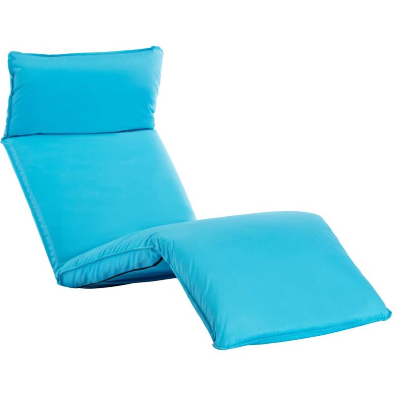

Tumbona plegable de tela Oxford azul - Azul - Youthup