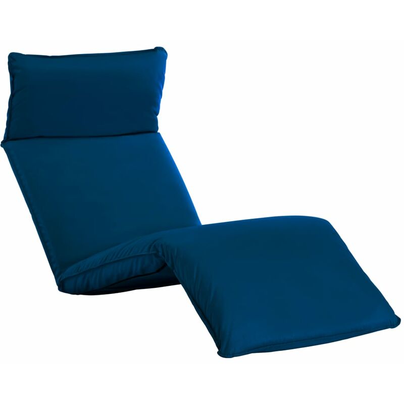 

Tumbona plegable de tela Oxford azul marino - Youthup