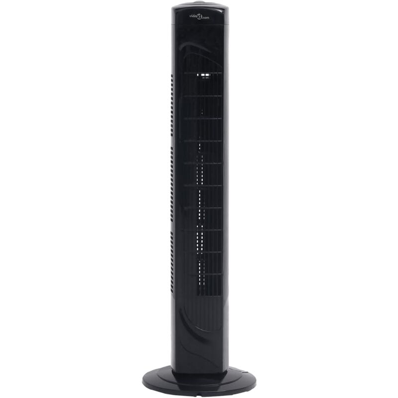 

Ventilador de torre con temporizador Φ24x80 cm negro - Negro - Youthup