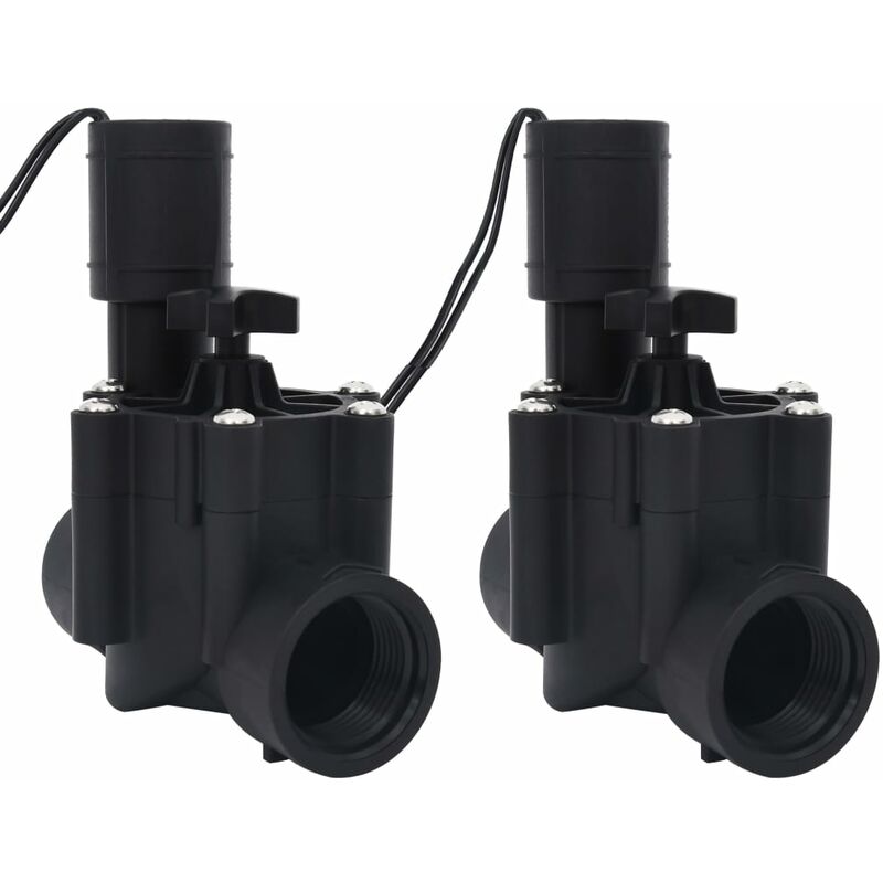 

Válvulas solenoides para riego 2 piezas AC 24 V - Negro - Youthup