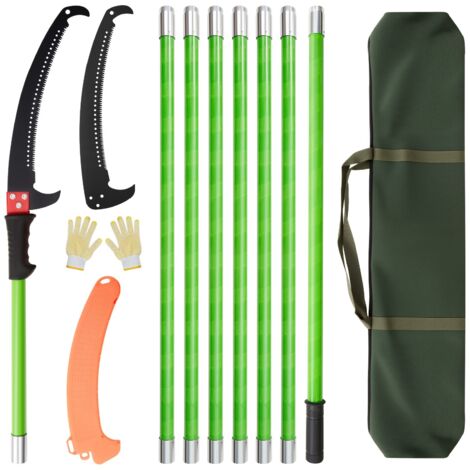 Youyijia 25.6Ft Pole Pruning Saw Telescopic Tree Pruner for Tree Trimming Long Reach Pruner