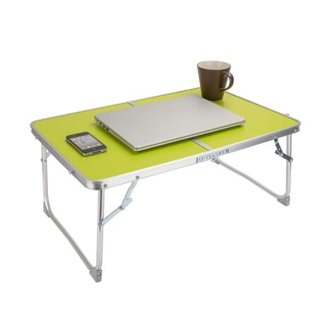 Youyijia Laptop Bed Table Adjustable Foldable Laptop Stand Notebook Stand Reading Holder for Eating Breakfast Reading 61x41x27cm Green