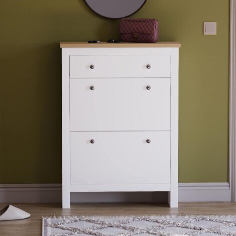 Youyijia Shoe Cabinet, Wooden Shoe Storage Cabinet,Shoe Storage,Shoe Storage Cabinet For Hallway,For Living Room Bedroom Hall White H 108 X W 78 X D 23 cm