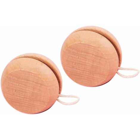 Yoyos en bois 2pcs pour enfants, jouets professionnels Yoyo, Yo-yo pour débutants
