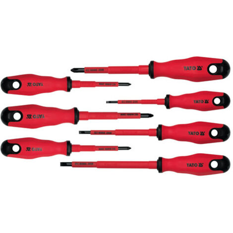 YT-2828 - Set di cacciaviti con isolamento 1000V 7pc Yato