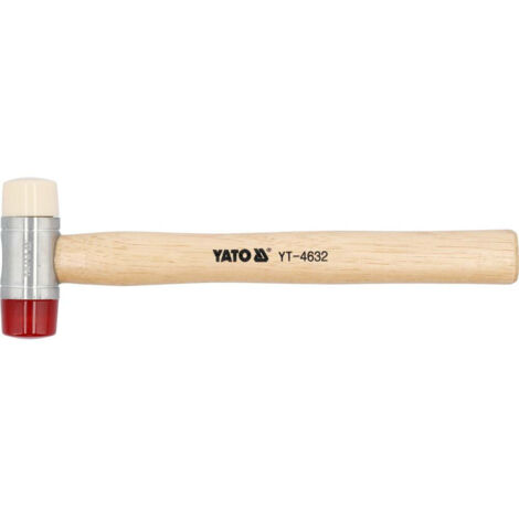 YT-4632 Martello per lamiera in PU/nylon YATO da 35 mm con manico in hickory