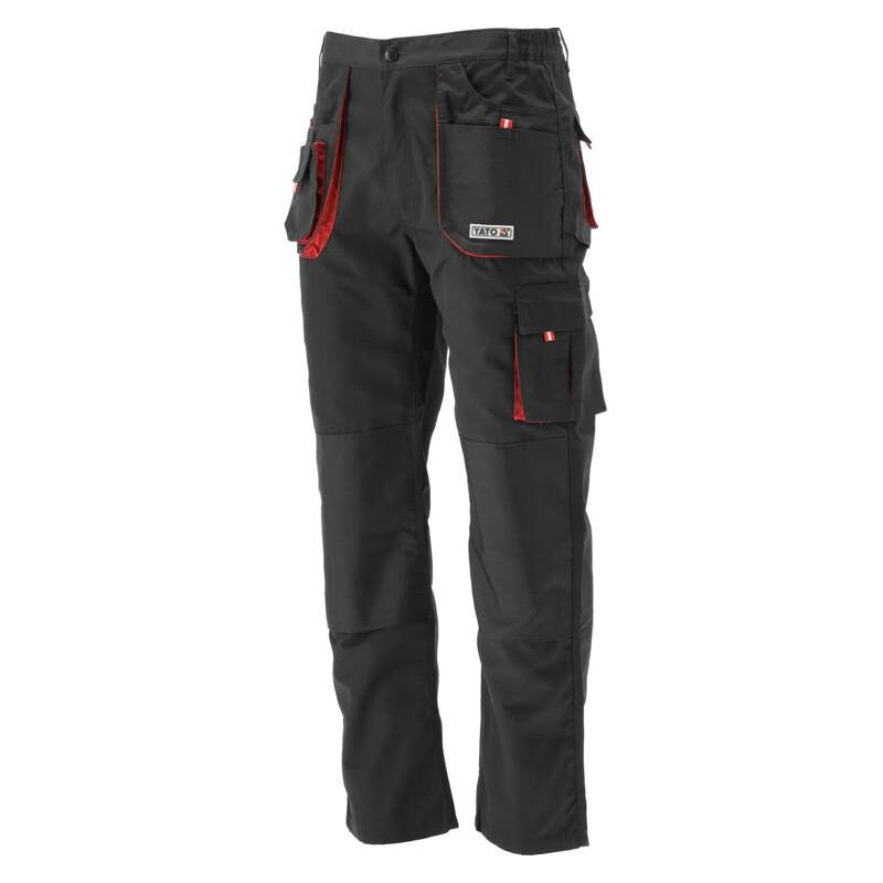 Yato - YT-8027 workwear YT-8027 pantalon de travail Noir, Rouge