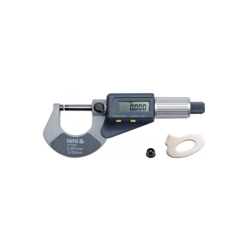 YT-72305 micrometro 2,5 cm Micrometro digitale esterno - Yato