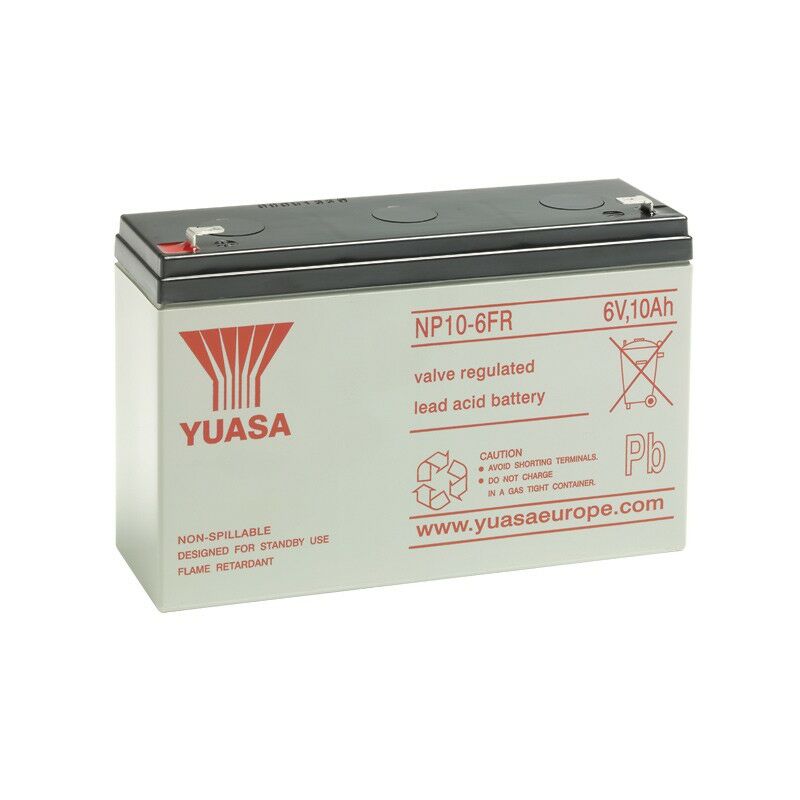 Yuasa - 6V - 10.0Ah - NP10-6FR - agm