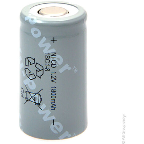 Yuasa - Accu NiCd SC 1SC1-8 1.2V 1800mAh FT