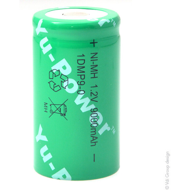 Accus NiMH ls d 1DMP9-0 hd 1.2V 9Ah ft - Yuasa