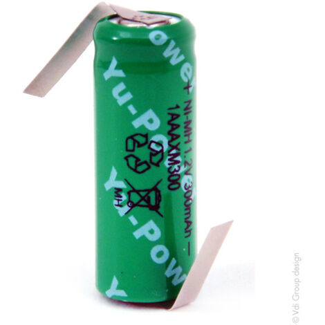 Yuasa - Accus NiMH ls 2/3AAA NH40AAAM 1.2V 300mAh HBL