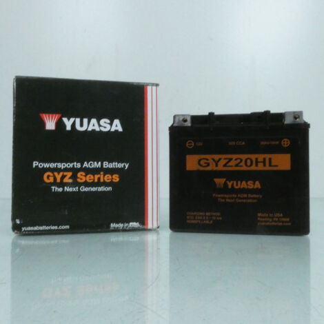 Yuasa AGM-Batterie für Motorrad Honda 1800 GL F A Gold Wing 2009