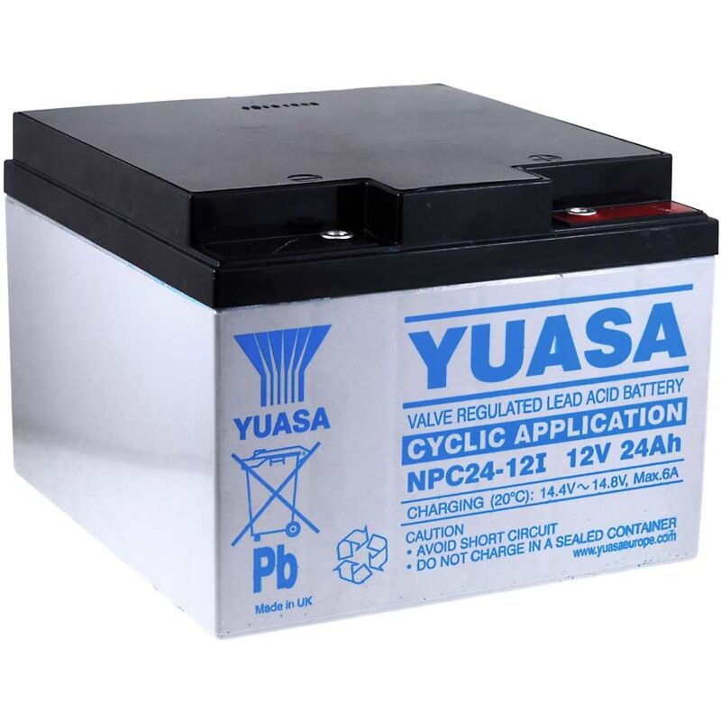 

YUASA Batería de plomo-sellada NPC24-12I (ciclo profundo)