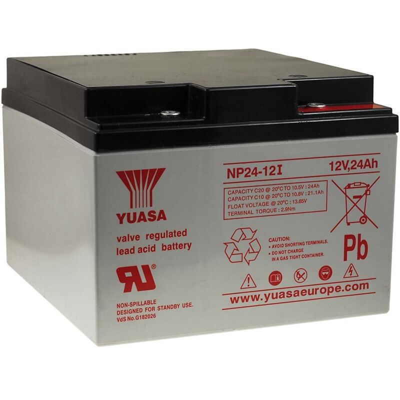 

Powery - YUASA Batería plomo NP24-12I Vds