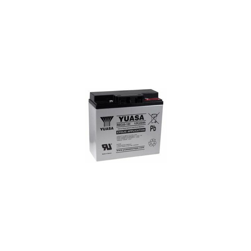 

YUASA Batería plomo REC22-12I cíclica