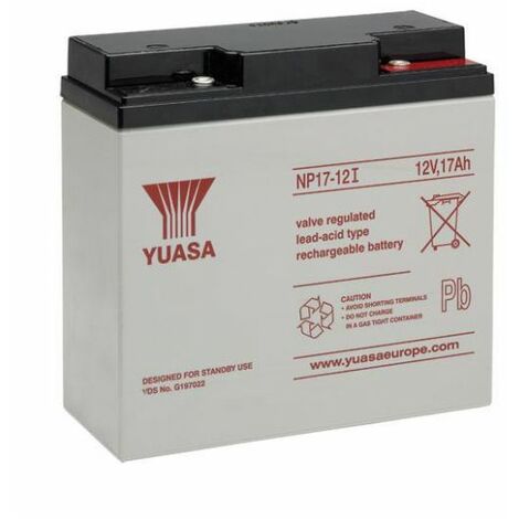 Yuasa Batteria ermetica al piombo 12V 17Ah - NP12-17I