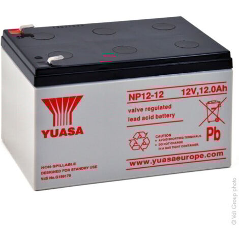 Batterie plomb étanche REC14-12 Yuasa 12v 14ah