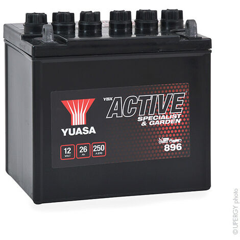 Yuasa - Batterie tondeuse Yuasa 12N24-4A / 896 12V 26Ah - 12N24-412N24-4A12N24