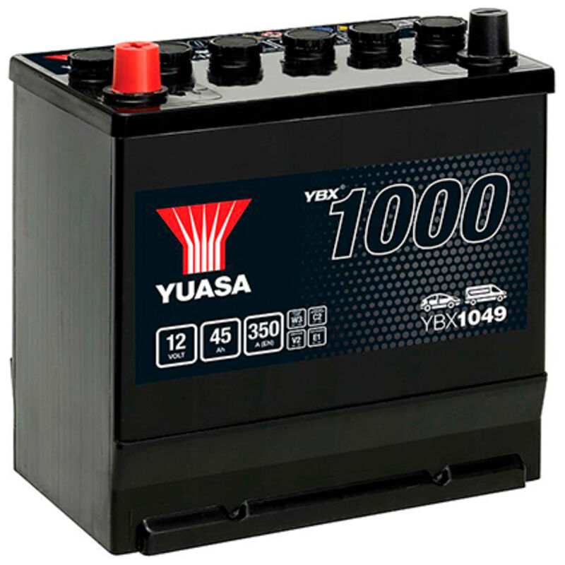Yuasa - Batterie voiture YBX1049 12V 45Ah 350A