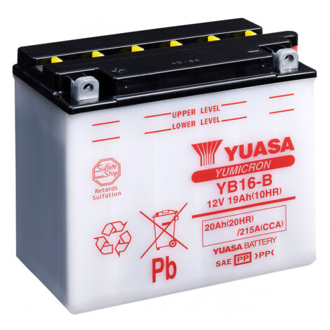 YUASA YB16-B BATTERIE DE MOTO