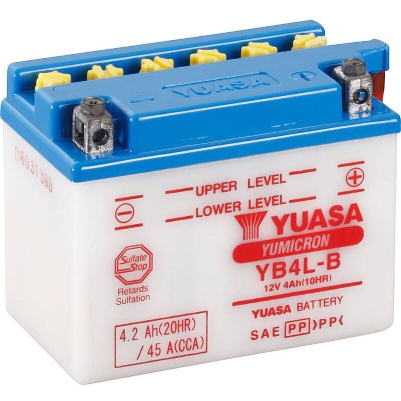 Yuasa - YB4LB dc Batterie de moto 12 v 4 Ah