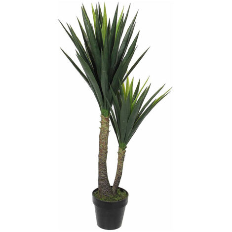 Yucca Artificiel En Pot Plastique 120x60cm