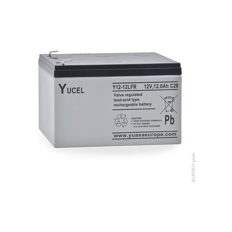 

Yucel - Batería plomo AGM YUCEL Y12-12 FR 12V 12Ah F6.35