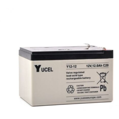 Yucel Batteria al piombo ricaricabile 12V 12Ah - Y12-12