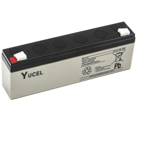 YUCEL Batteria al piombo ricaricabile 12V 2.1Ah - Y2.1-12
